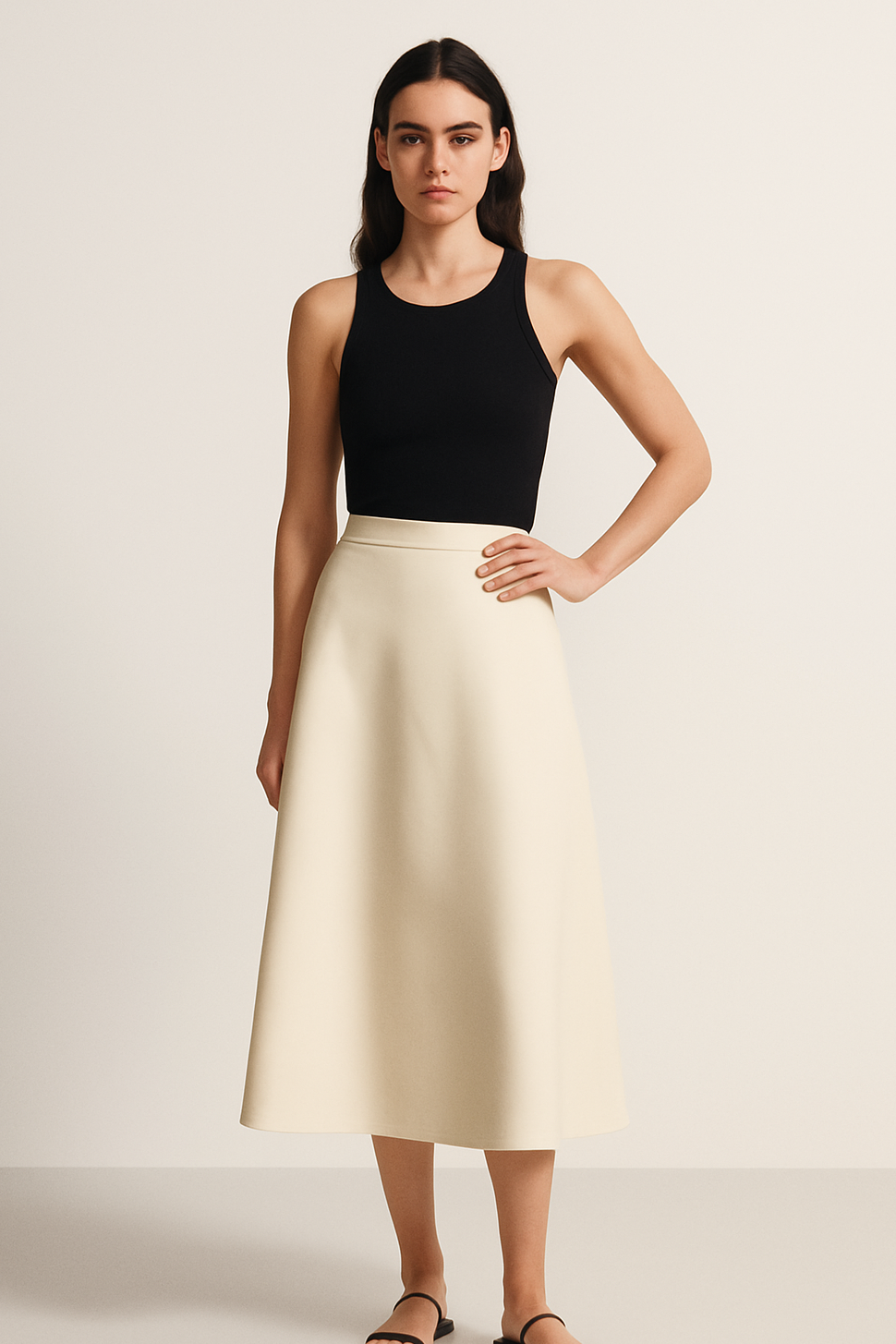 Anwen | A-Line Midi Skirt