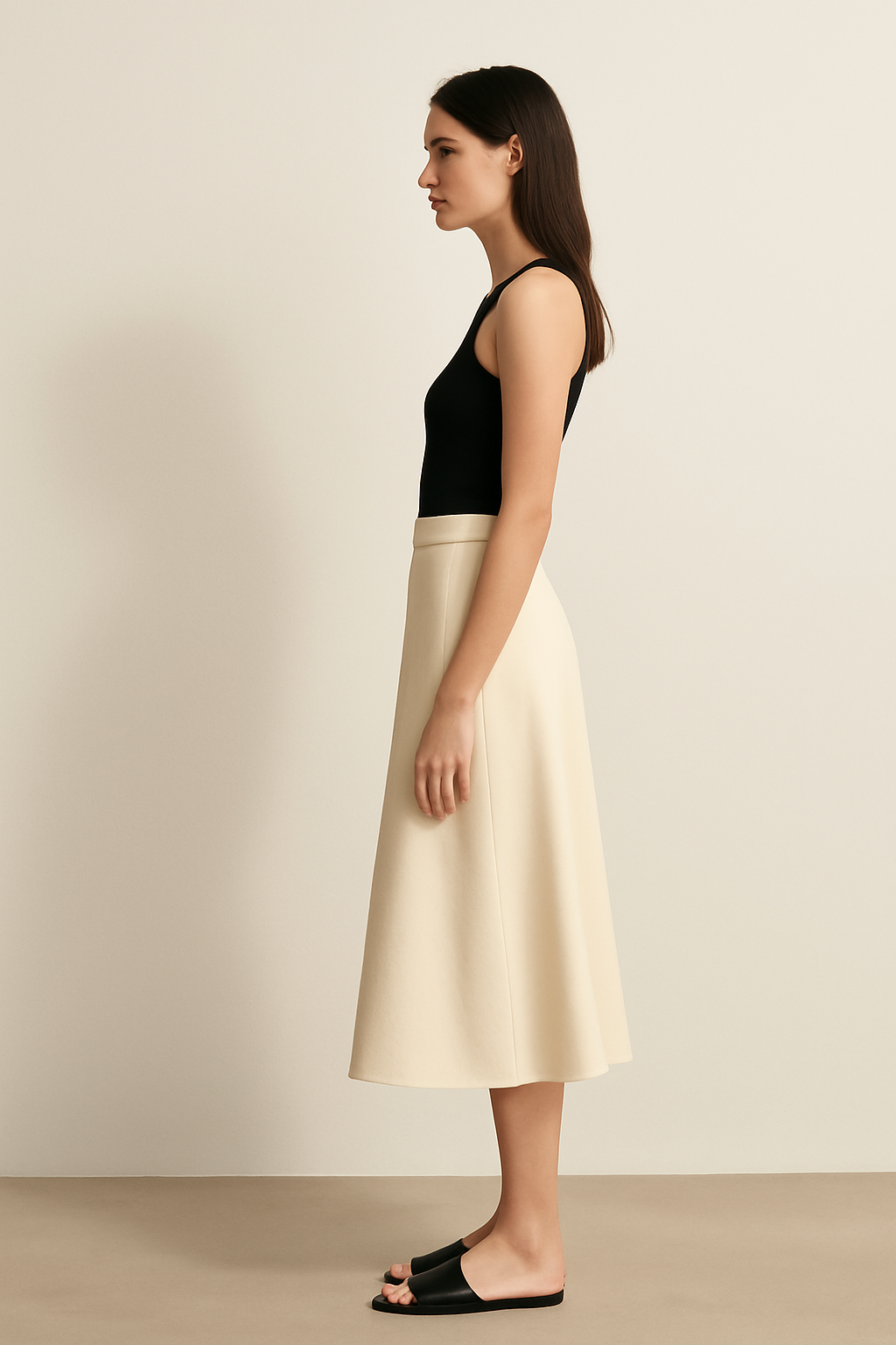 Anwen | A-Line Midi Skirt