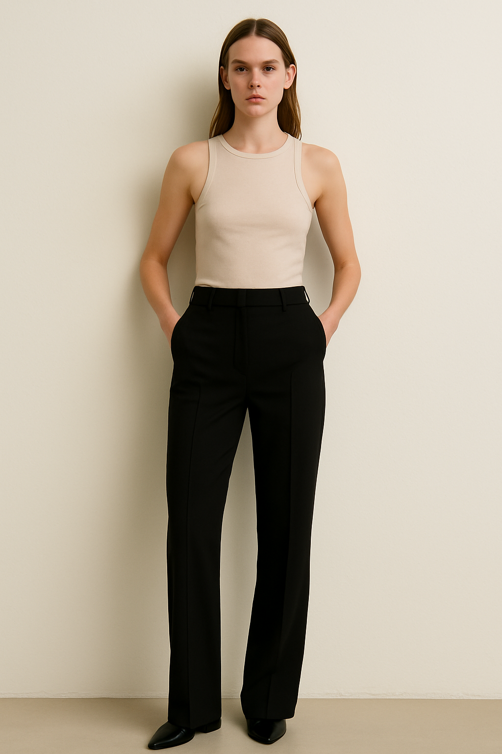Maeve | High-Rise Straight Pants